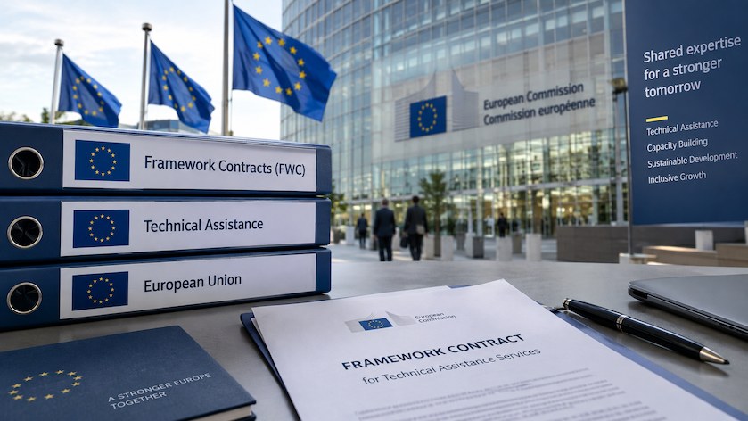 Dossiers de contrats-cadres et d’assistance technique devant la Commission européenne