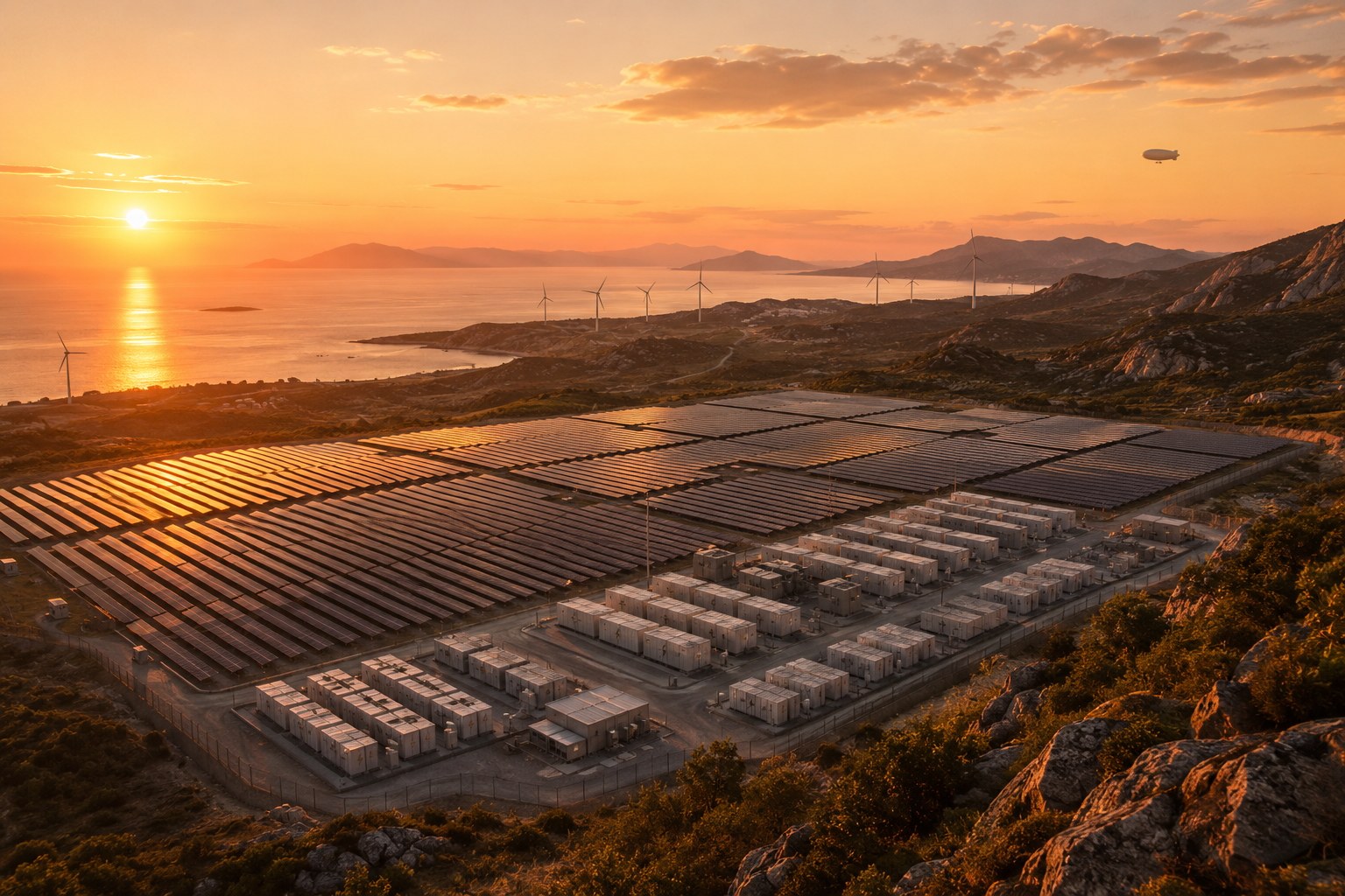 Solar, wind and storage infrastructure