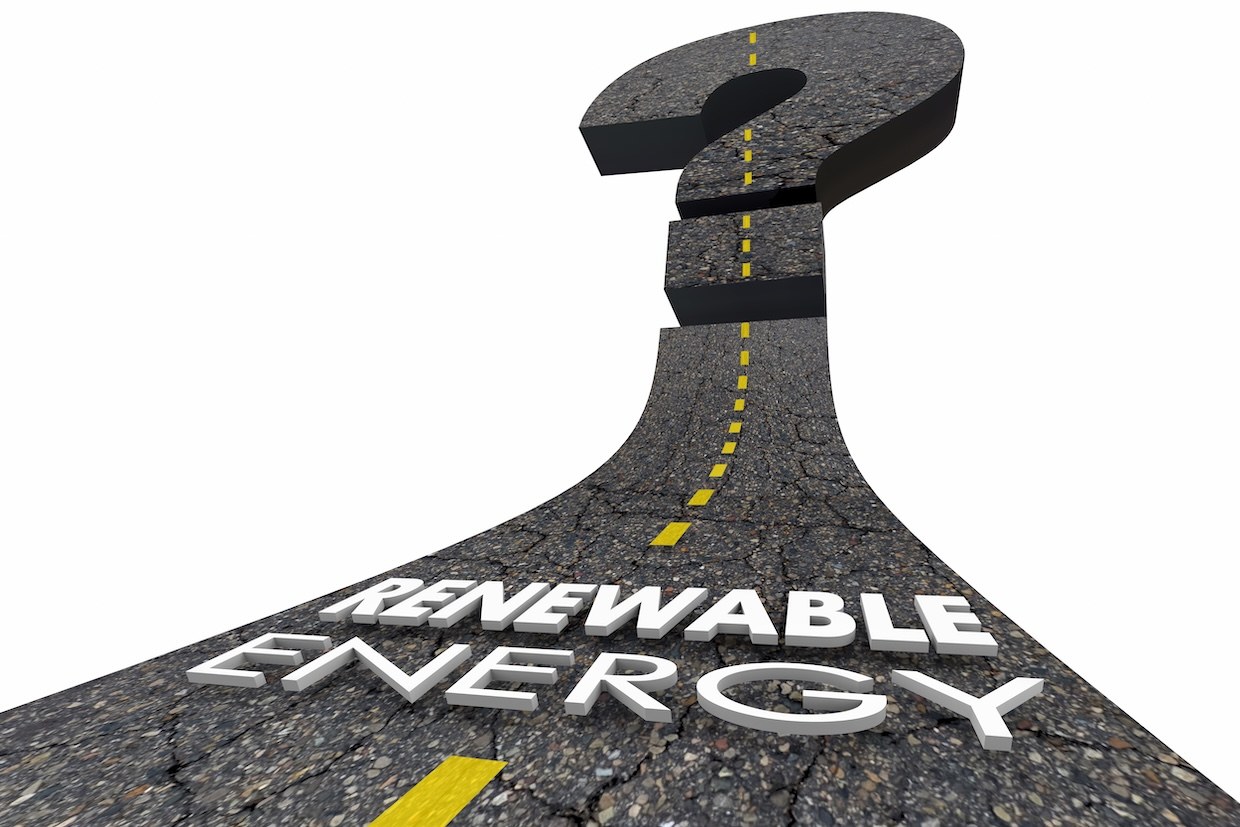 Illustration of uncertainty around renewable energy development in France